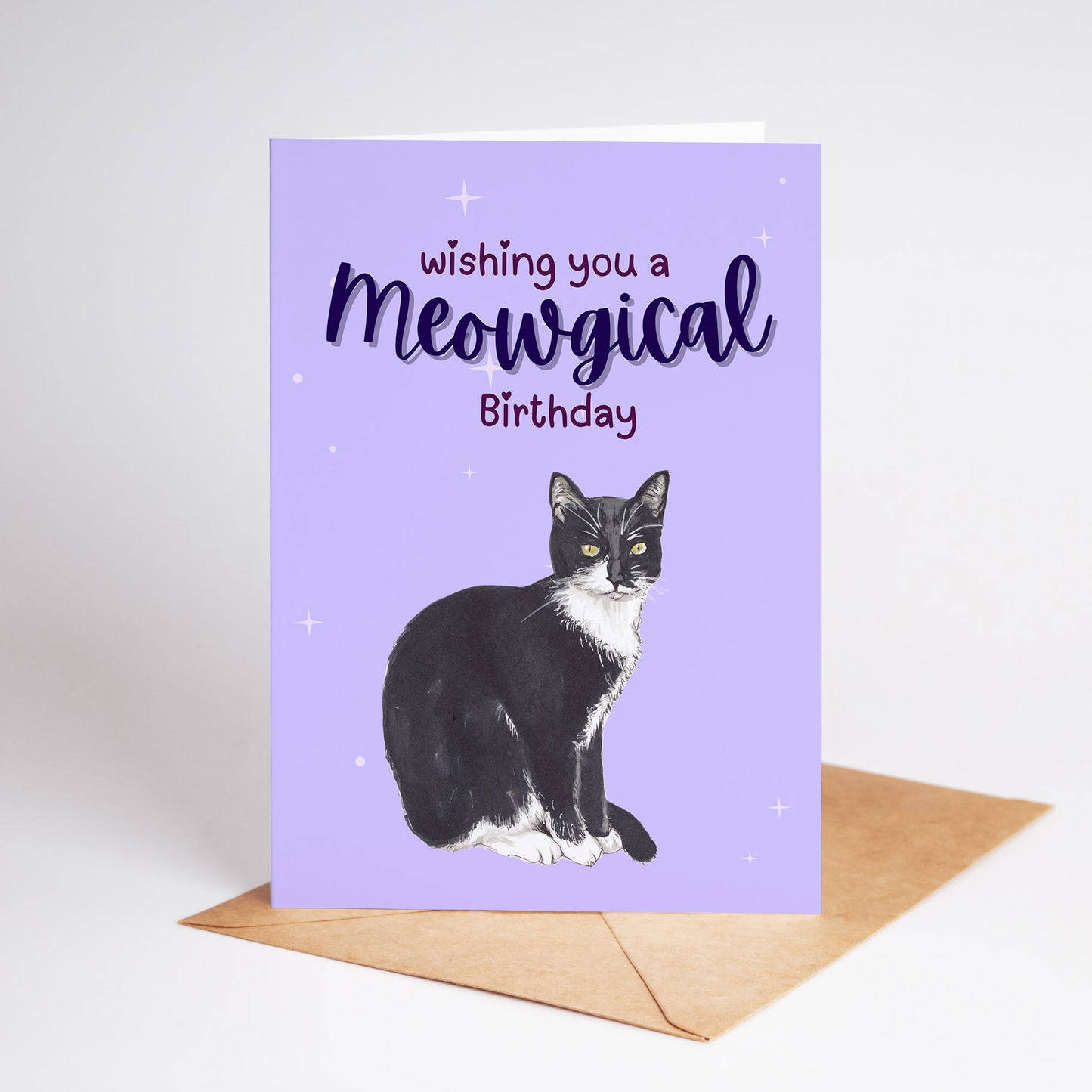 Funny Cat Wishing You A Very Meowgical Birthday Card