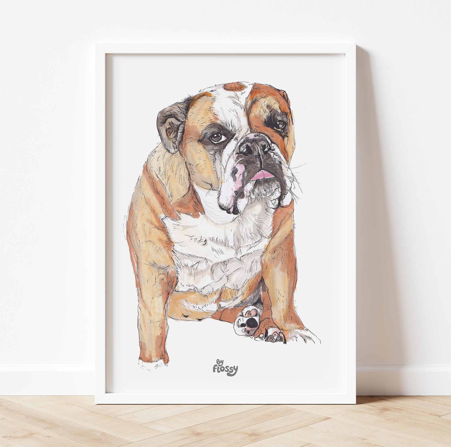 English Bulldog Pet Print