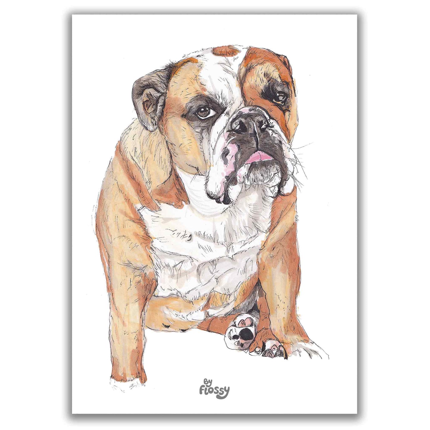 English Bulldog Pet Print