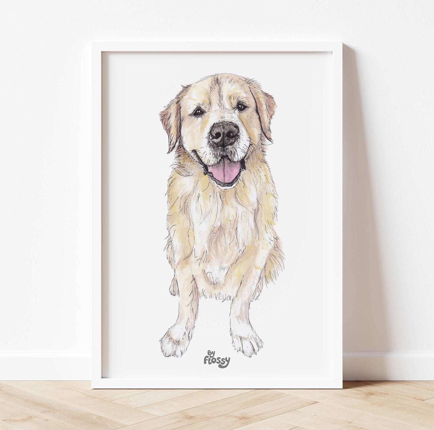 Golden Retriever Dog Pet Print
