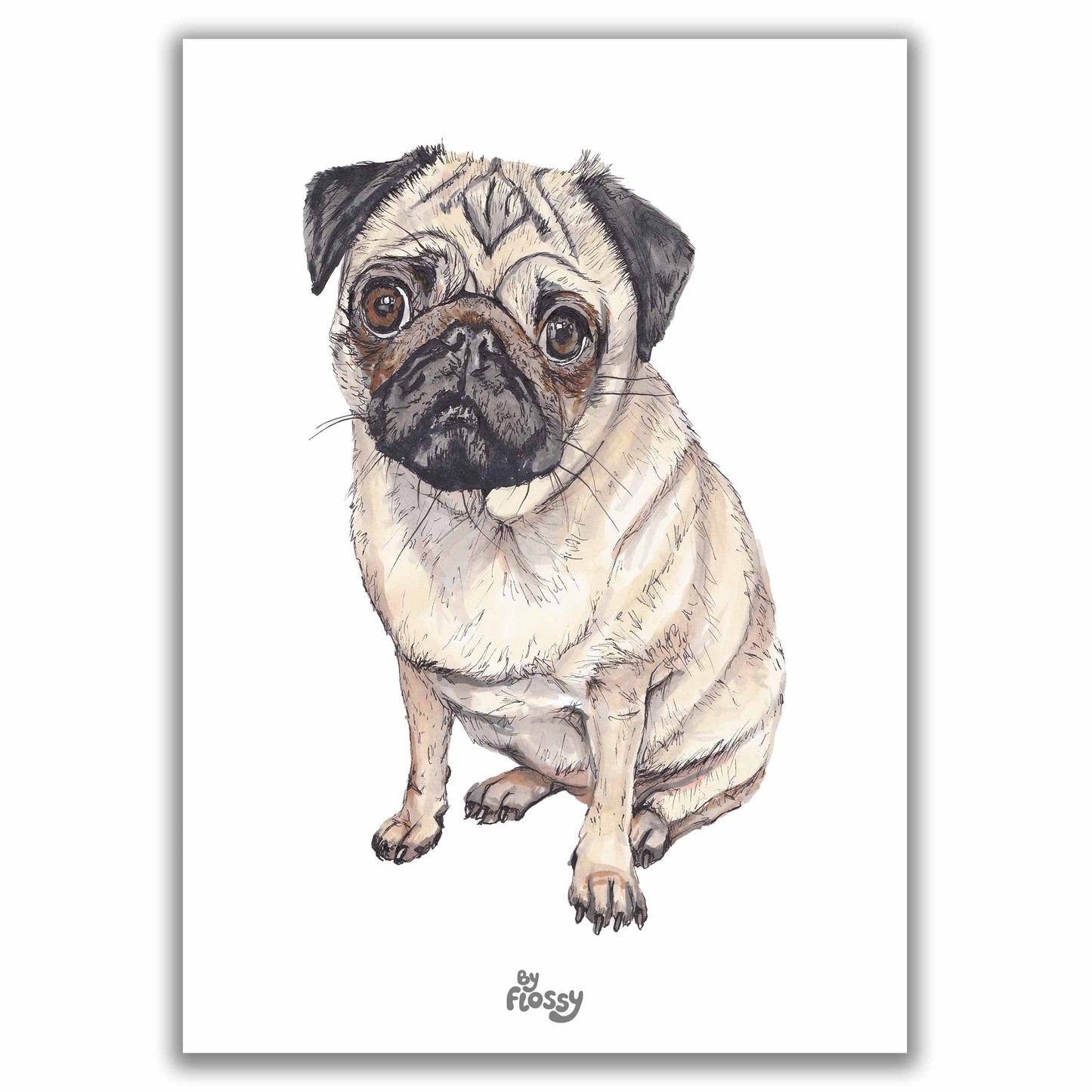 Pug Dog Pet Print