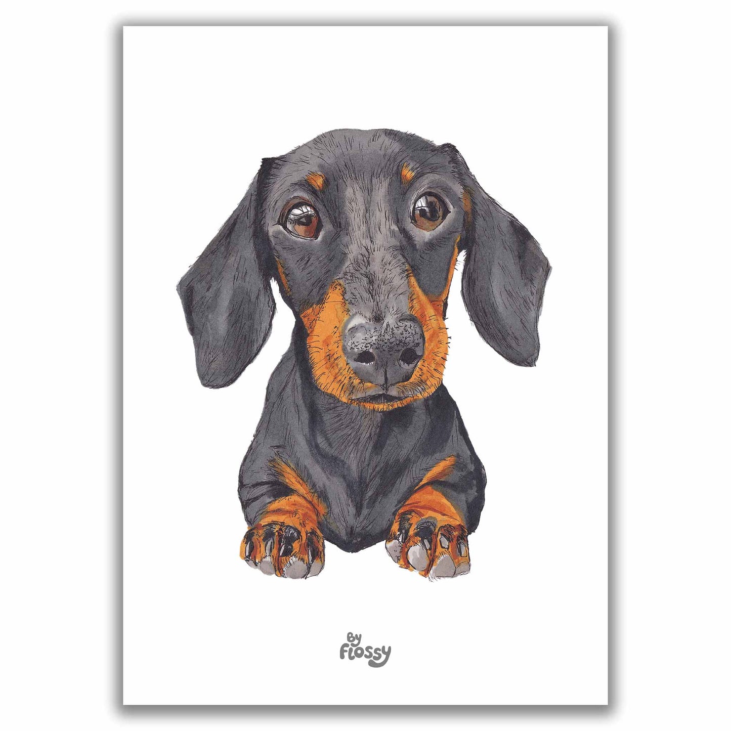 Dachshund Sausage Dog Pet Print