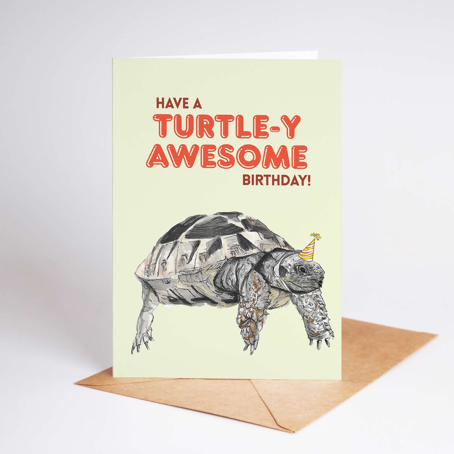 Funny Have A Turtley Awesome Birthday Card