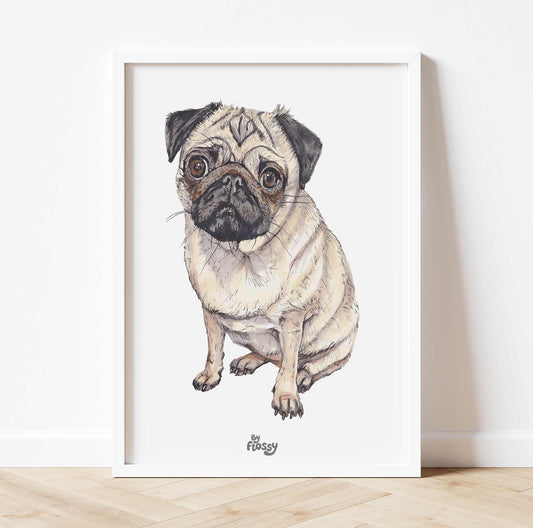 Pug Dog Pet Print