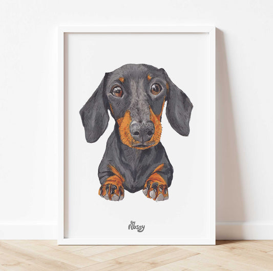 Dachshund Sausage Dog Pet Print